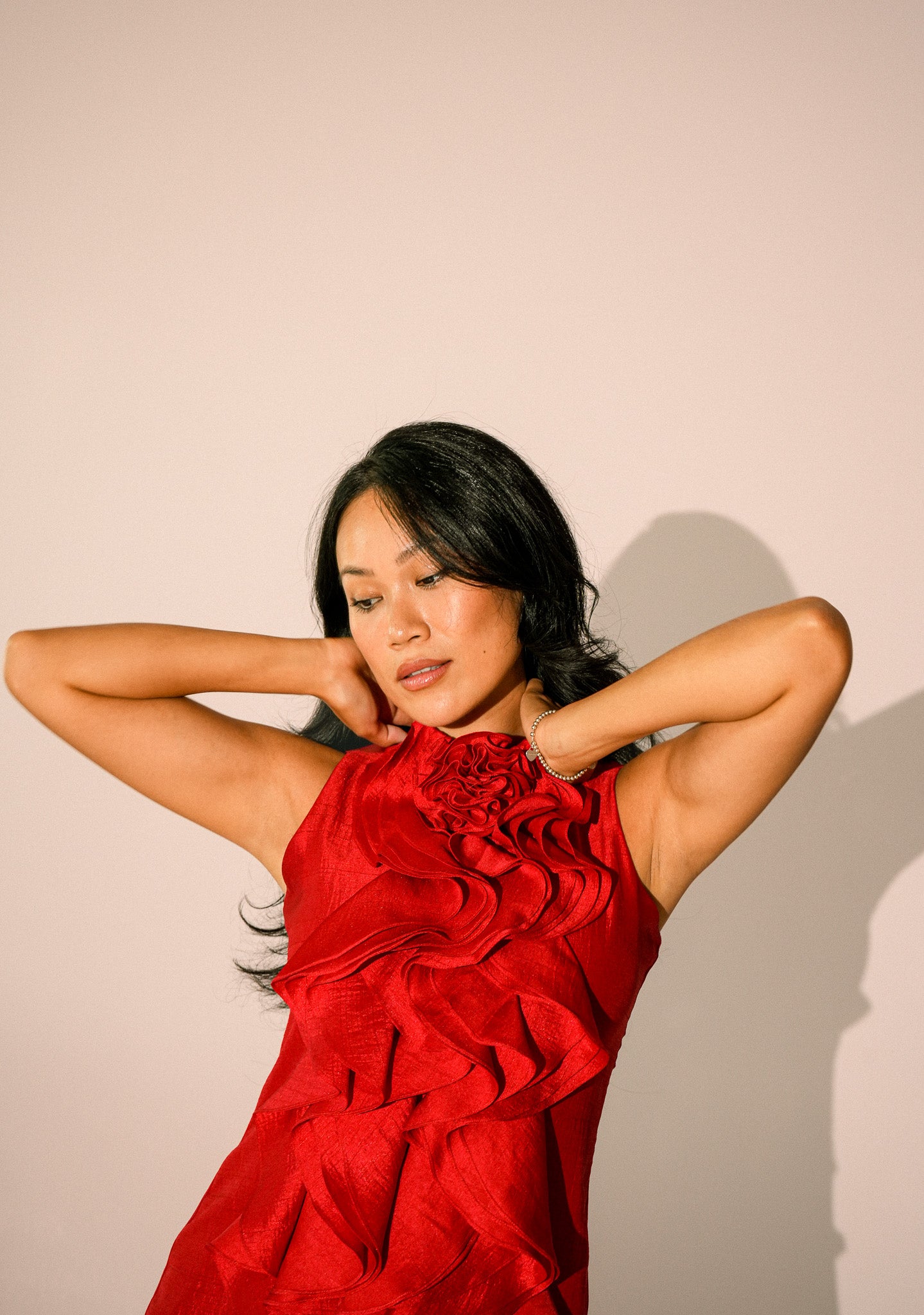Marigold Red Midi