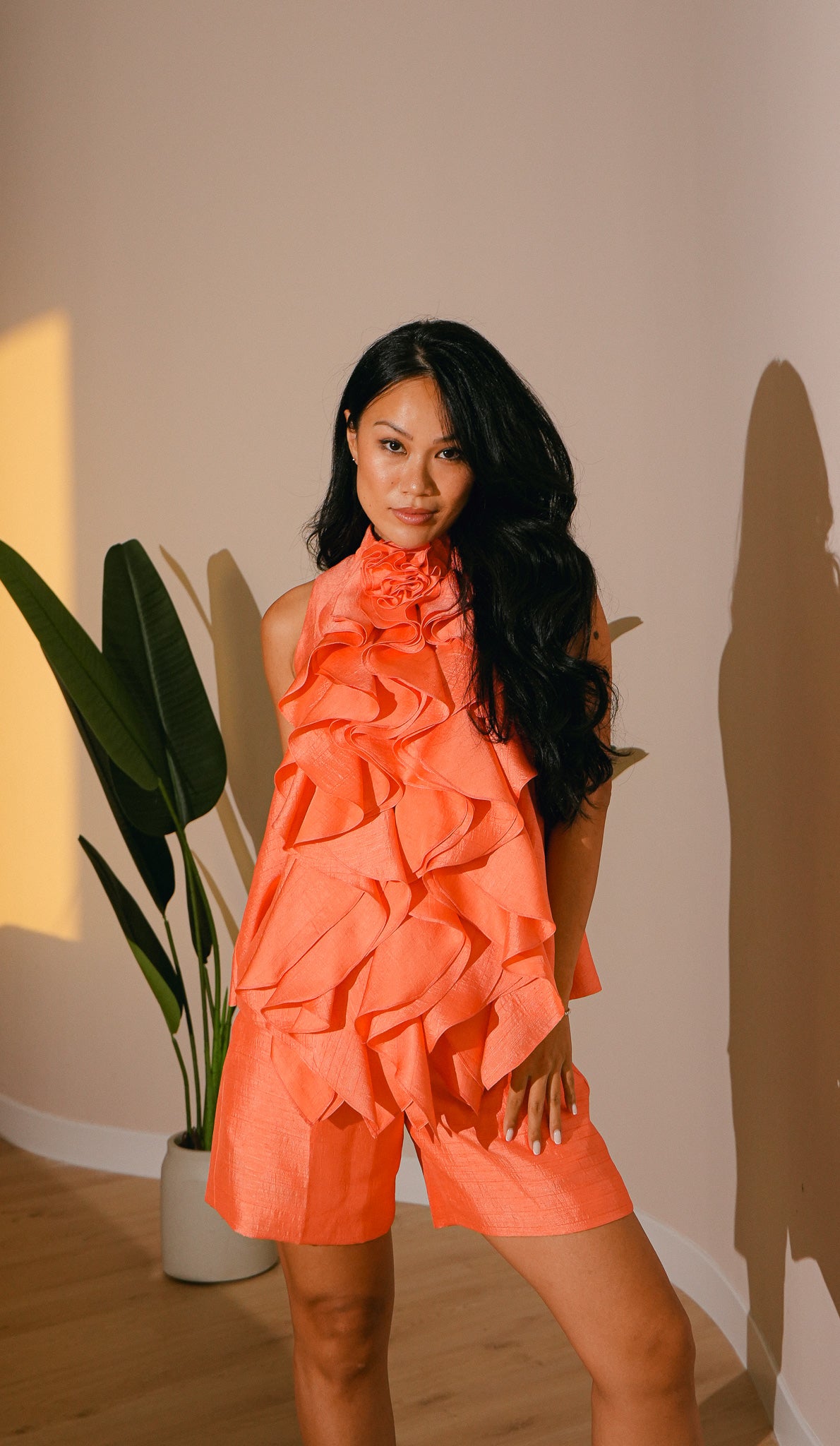 Marigold Top - Salmon
